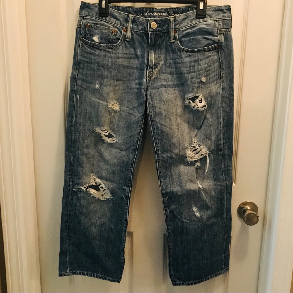 Women’s boy fit cropped jeans